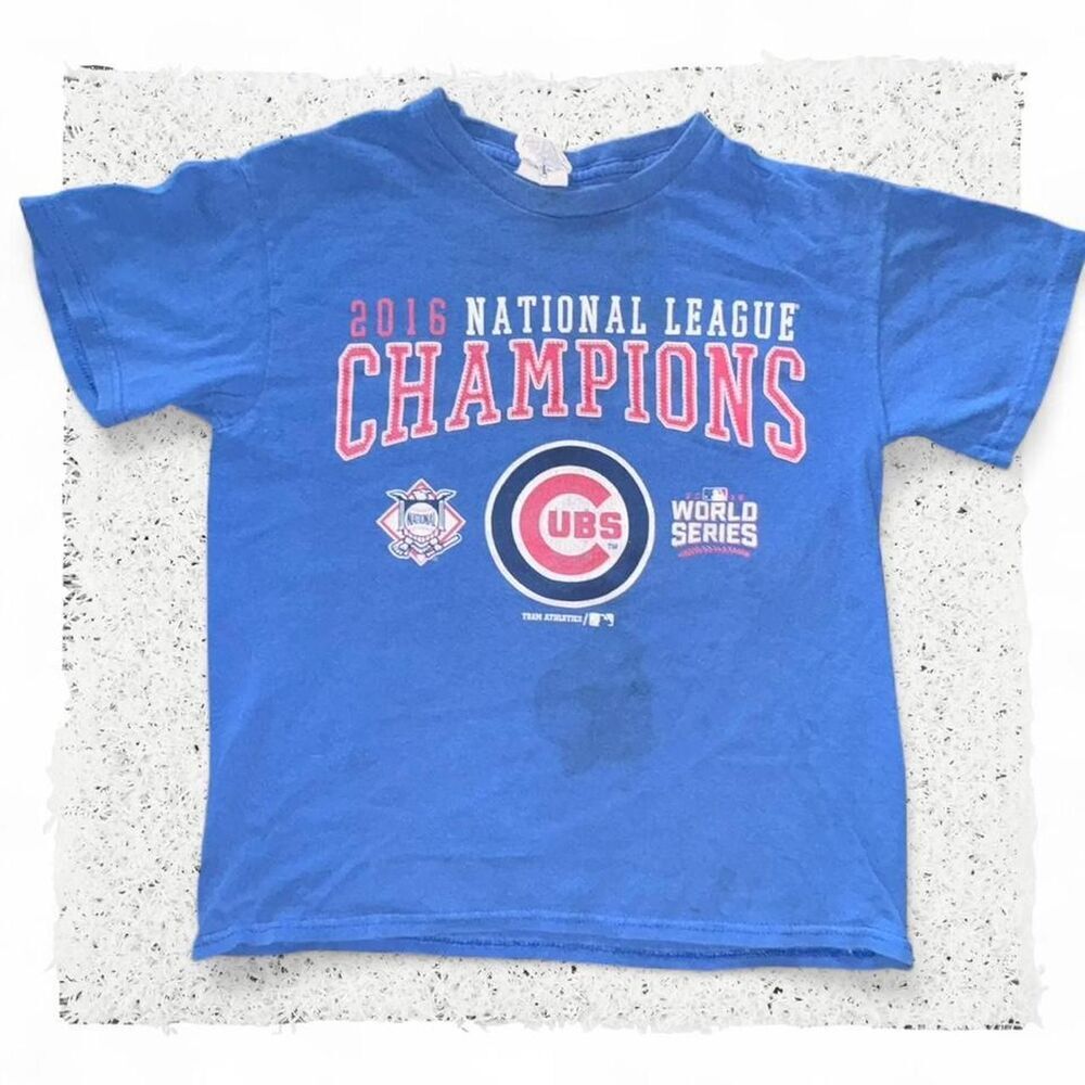Infant Chicago Cubs 2016 National League Champions blue T-shirt Size M #MLB